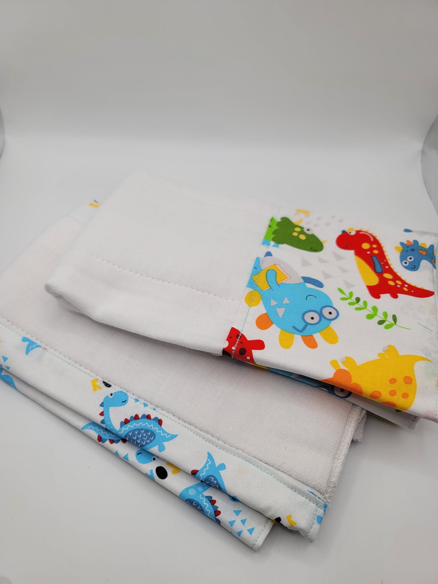 2 Piece Dinosaur Roar Burp Cloths